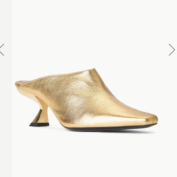 STAUD metallic leather mule. 38 - Picture 5 of 17